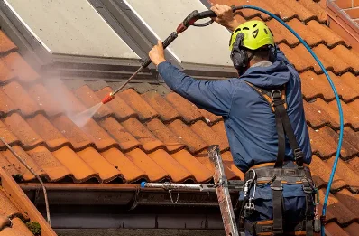 Démoussage et hydrofuge de toiture à Joursac